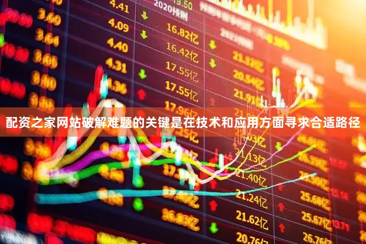 配资之家网站破解难题的关键是在技术和应用方面寻求合适路径