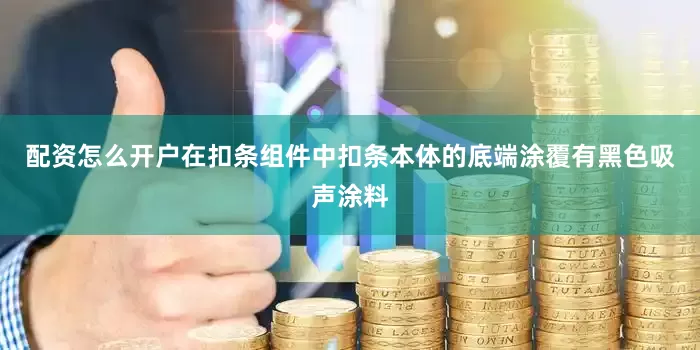 配资怎么开户在扣条组件中扣条本体的底端涂覆有黑色吸声涂料